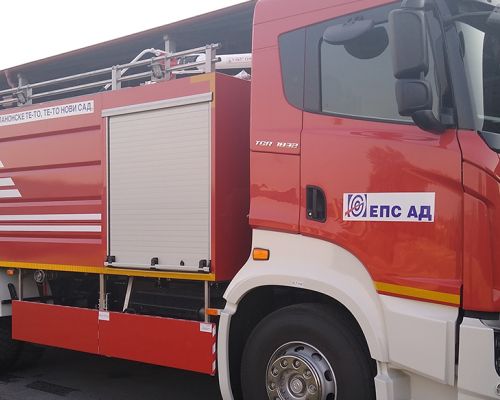 Fire truck VP 7000-300 on BMC TGR 1832 4x2 L chassis, two TE-TO Novi Sad vehicles delivered.Date of delivery 19.08.2024