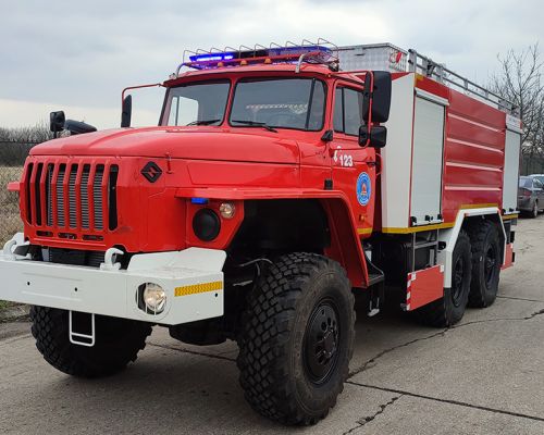 Vatrogasno vozilo VP8000-200 na šasiji Ural 5557 6x6, isporučeno jedno vozilo opštini Kalinovik Datum isporuke 27.02.2023.