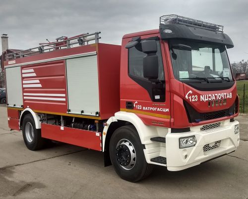 Vatrogasno vozilo voda 7000 litara na šasiji IVECO ML180E32 E6Datum isporuke: 07.12.2020